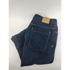 Vintage Coyote Jeans Mens 33 Dark Blue Excellent Straight Leg 100% Cotton 109424